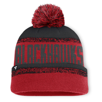 Chicago Blackhawks téli sapka Thrive Cuffed Pom