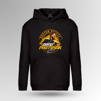 Boston Bruins férfi kapucnis pulóver David Pastrňák #88 Town Exclusive Collection