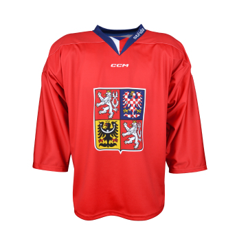 Jégkorong képviselet hoki mez Czech republic David Pastrňák 2024/2025 CCM Fandres replica red