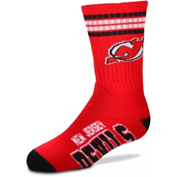 New Jersey Devils gyerek zokni 4 Stripes Crew