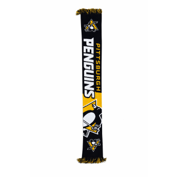Pittsburgh Penguins téli sál Big Logo Scarf Black Yellow