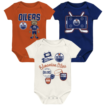 Edmonton Oilers rugdalózó Littlest Player 3Pk Creeper Se