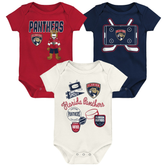 Florida Panthers rugdalózó Littlest Player 3Pk Creeper Se