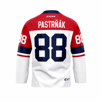 Jégkorong képviselet hoki mez Czech republic Olymp 2026 David Pastrňák white