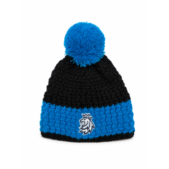 Jégkorong képviselet gyerek téli sapka Czech Lion Hockey Logo - Blue