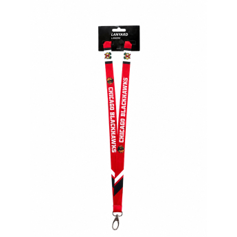 Chicago Blackhawks nyakú kulcstartó NHL Alternate Logo Lanyard