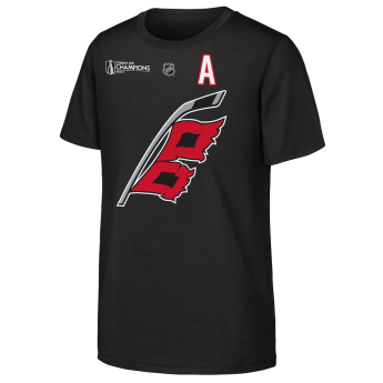Carolina Hurricanes gyerek póló Sebastian Aho NHL 2026 Stanley Cup Champions Name & Number