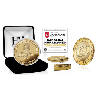 Carolina Hurricanes emlékérme NHL 2026 Stanley Cup Champions Limited Edition Gold-Plated