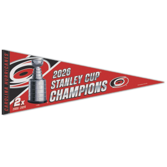 Carolina Hurricanes zászló NHL 2026 Stanley Cup Champions Locker Room On-Ice Premium