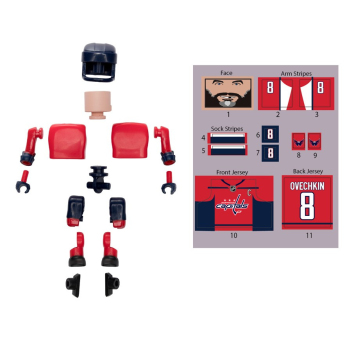 Washington Capitals bábu Alex Ovechkin #8 NHL Construct