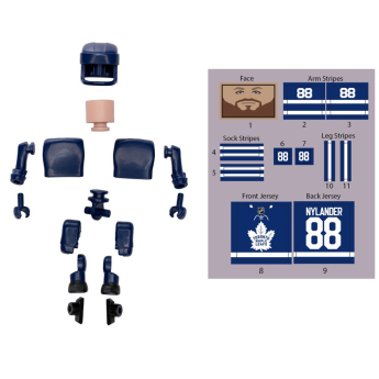 Toronto Maple Leafs bábu William Nylander #88 NHL Construct