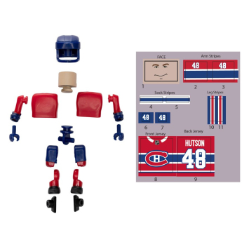 Montreal Canadiens bábu Lane Hutson #48  NHL Construct