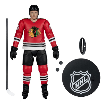 Chicago Blackhawks bábu Connor Bedard #98 NHL McFarlane Articulated