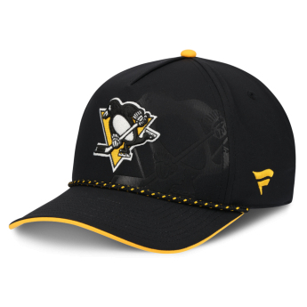 Pittsburgh Penguins baseball sapka NHL Fanatics Black On Stage Podium Draft A-Frame Adjustable