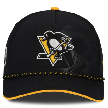 Pittsburgh Penguins baseball sapka NHL Fanatics Black On Stage Podium Draft A-Frame Adjustable