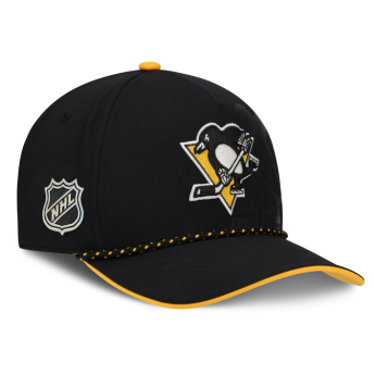 Pittsburgh Penguins baseball sapka NHL Fanatics Black On Stage Podium Draft A-Frame Adjustable