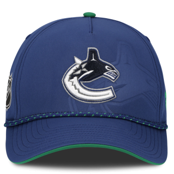 Vancouver Canucks baseball sapka NHL Fanatics Blue On Stage Podium Draft A-Frame