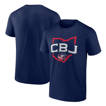 Columbus Blue Jackets férfi póló NHL Represent T-Shirt - Navy