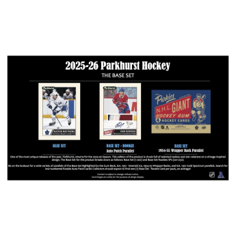 NHL termékek NHL hokikártyák 2025-26 Upper Deck Parkhurst Hockey Hobby box