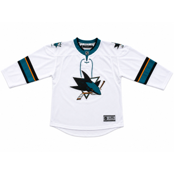 San Jose Sharks gyerek jégkorong mez NHL Premier White Away Laces