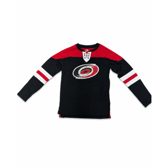 Carolina Hurricanes gyerek hosszú ujjú póló NHL Laces Washed Logo