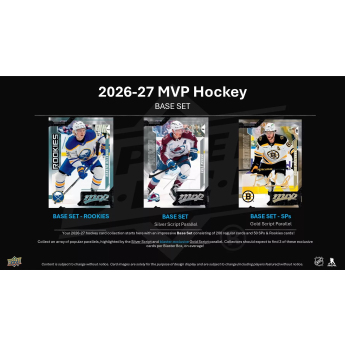 NHL termékek NHL hokikártyák 2026-27 Upper Deck MVP Hockey Gravity Box