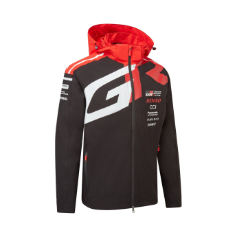 Toyota Gazoo Racing férfi kapucnis kabát rain redblack WRT 2026