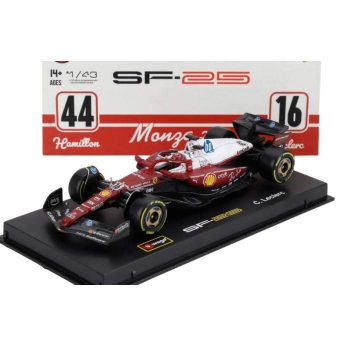 autó és motor modellek modell 1/43 Scuderia Ferrari SF-25 Charles Leclerc #16 Monza 2025 Signature