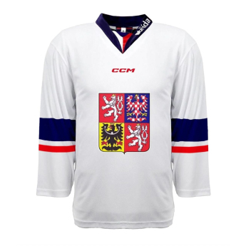 Jégkorong képviselet hoki mez Ondřej Palát #18 2023/2024 CCM Fandres replica white