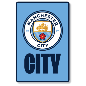 Manchester City LED cédula Portrait LED Crest Sign