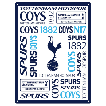 Tottenham fali tábla Large Montage Sign