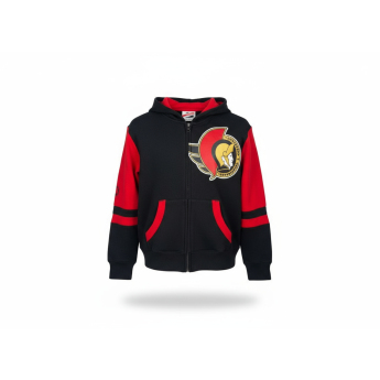 Ottawa Senators gyerek kapucnis pulóver Faceoff Colorblocked Fleece Full-Zip