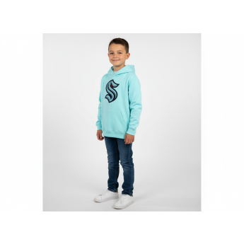 Seattle Kraken gyerek kapucnis pulóver Prime Logo Pullover Fleece