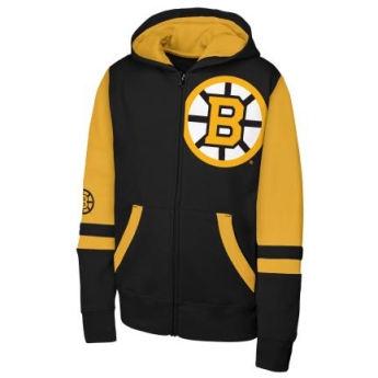 Boston Bruins gyerek kapucnis pulóver Face Off Fz Flc Hd