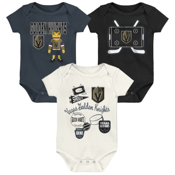 Vegas Golden Knights rugdalózó Littlest Player 3Pk Creeper Se1