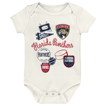 Florida Panthers rugdalózó Littlest Player 3Pk Creeper Se