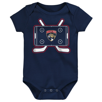 Florida Panthers rugdalózó Littlest Player 3Pk Creeper Se