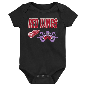 Detroit Red Wings rugdalózó Littlest Player 3Pk Creeper Se
