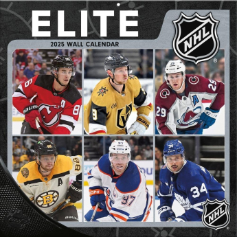 NHL termékek naptár Elite 2025 Wall Calendar