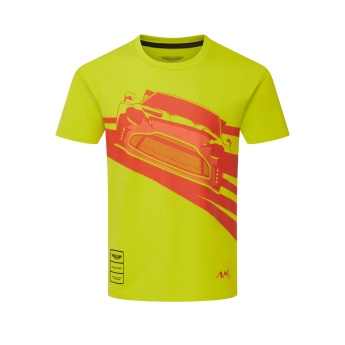 Aston Martin gyerek póló AMR Graphic yellow 2026