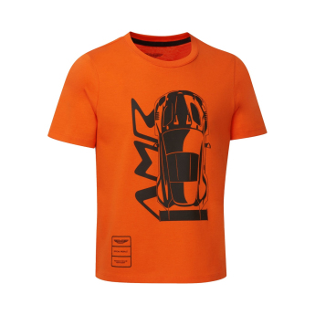 Aston Martin gyerek póló AMR Graphic orange 2026