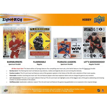 NHL dobozok NHL hokikártyák 2023-24 Upper Deck Synergy Hobby Box