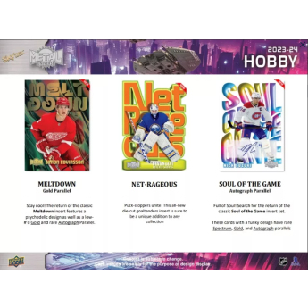 NHL dobozok NHL hokikártyák 2023-24  Upper Deck Skybox Metal Universe Hobby Box
