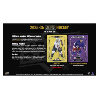 NHL dobozok NHL hokikártyák 2025-26 Upper Deck O-Pee-Chee Platinum Blaster Box