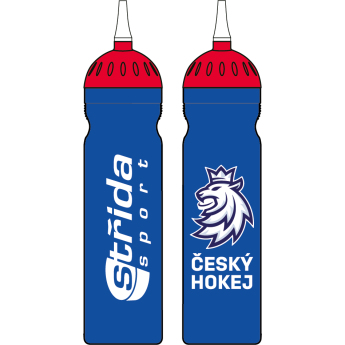 Jégkorong képviselet ivókulacs Czech Republic Logo Lev blue