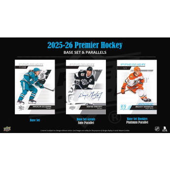 NHL termékek NHL hokikártyák 2025-26 Upper Deck Premier Hockey Hobby Box