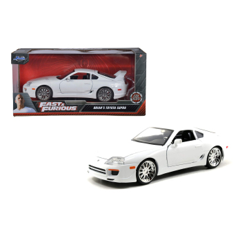 autó és motor modellek model 1/24 Fast & Furious Toyota Supra 1995 white