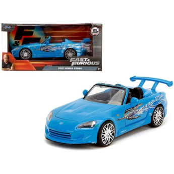 autó és motor modellek model 1/24 Fast & Furious Honda S2000 blue