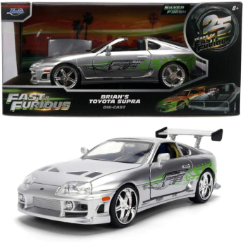 autó és motor modellek model 1/24 Fast & Furious 1995 Silver 25th Anniversary Edition
