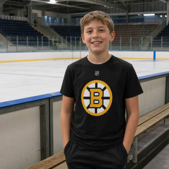 Boston Bruins gyerek póló David Pastrňák Flat Alt.Captains N&N Tee